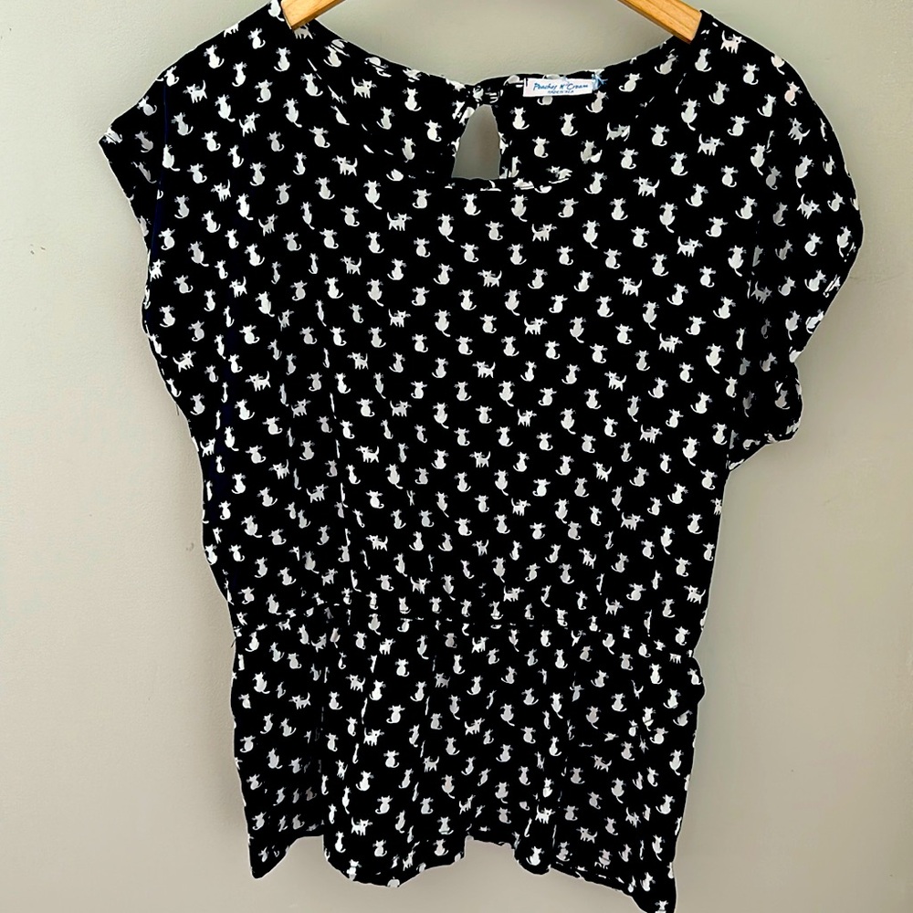Cat blouse